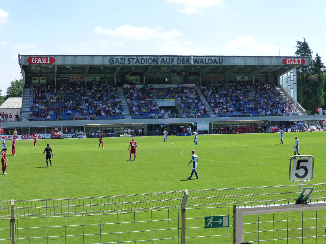 The Haupttribune During the Match